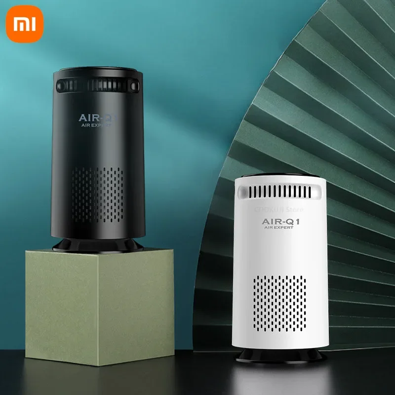 цена Мини-очиститель воздуха Xiaomi с отрицательными ионами для дома, портативный USB-очиститель воздуха с низким уровнем шума, удаление пыли, формальдегида, дыма, освежения воздуха