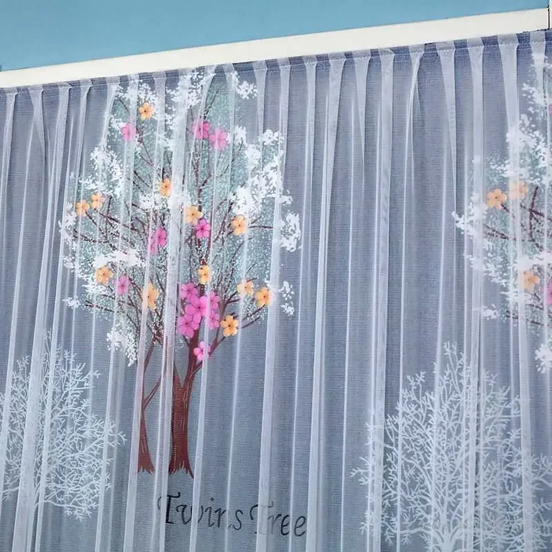 Creative Anti-Mosquito Hanging Door Curtain, Home Decor Free Punching Yarn, Self-adhesive, Bedroom Fabric Kitchen Partition, 1Pc