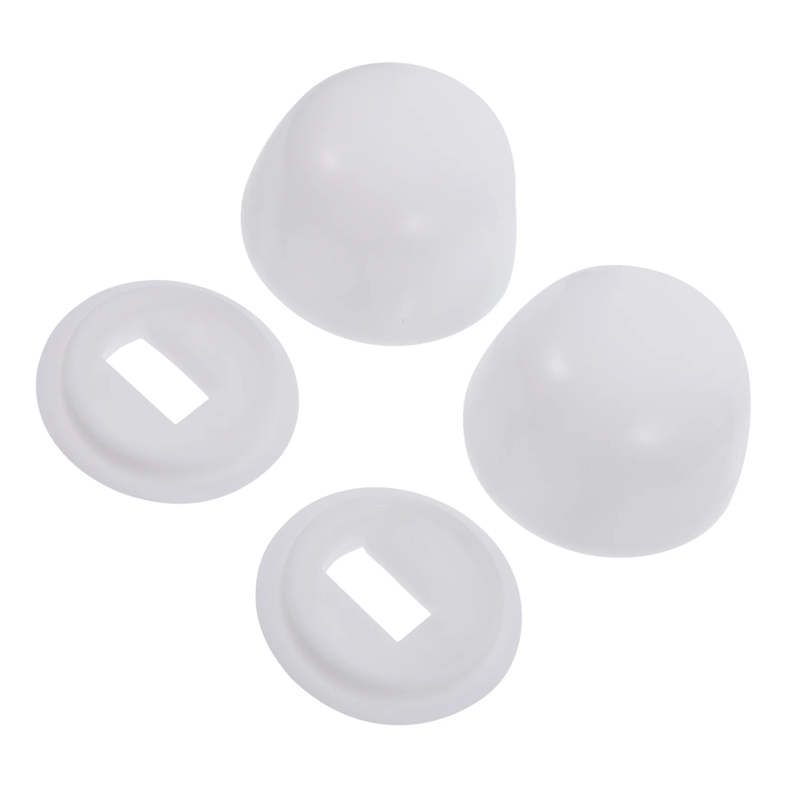

Toilet Bolts Screw Cap: 2 Pair of Toilets Covers Toilet Floor Caps Toilet Bowl Caps for Easy Installation