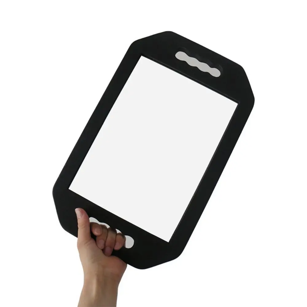 Handheld Mirror Hairdressing Salon & Barber Black 2-Hand Hang Up Back Vanity makeup mirror hand holding mirror haircut mirror