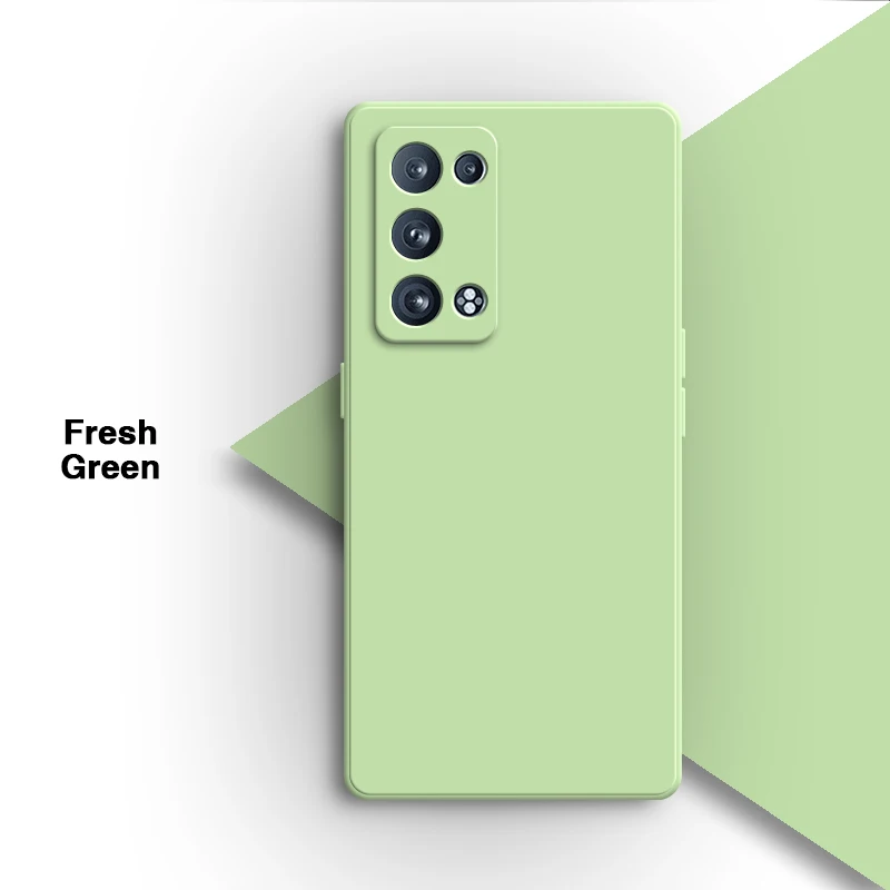Premium Liquid Silicone Soft Phone Back Cover - Pure Color Design