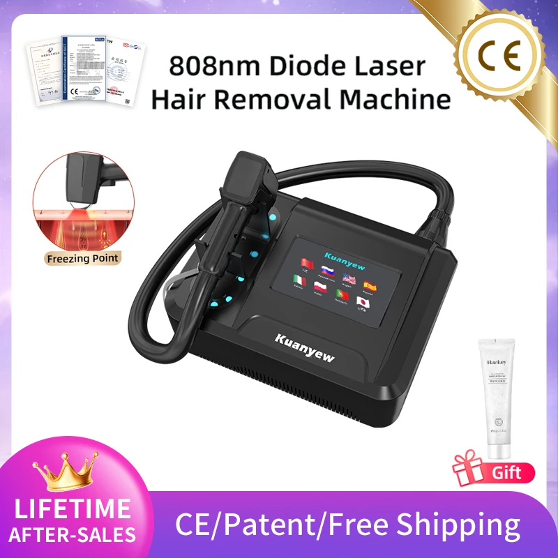 Newest Design Professional 808nm Diode Laser 2000w Permanent Hair Removal Machine Diode Ice Titanium Laser Body Hair Removal SPA