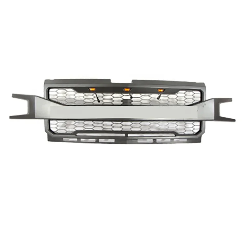 

High quality grille easy installation fit for chevy chevrolet silverado 2019 pickup truck parts black abs front radiator grill