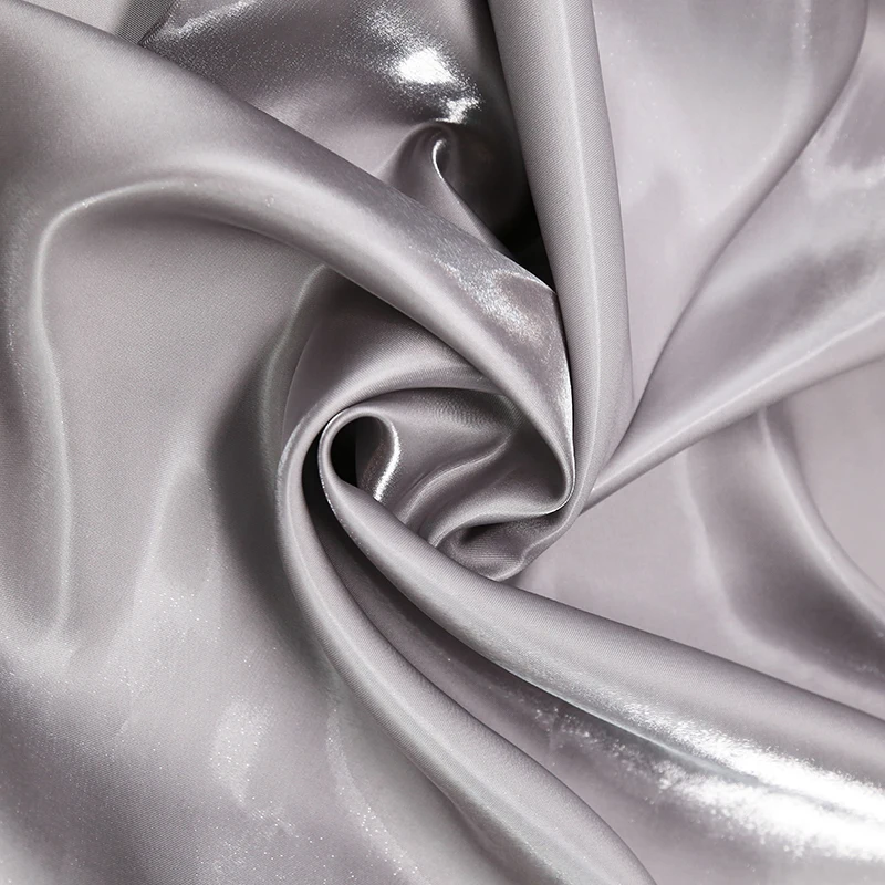Sewing Fabric Shimmering Organza Drape Silky Crystal Silk Satin For Sewing Lady Sexy Dress Pajamas Skirt Shirt Material