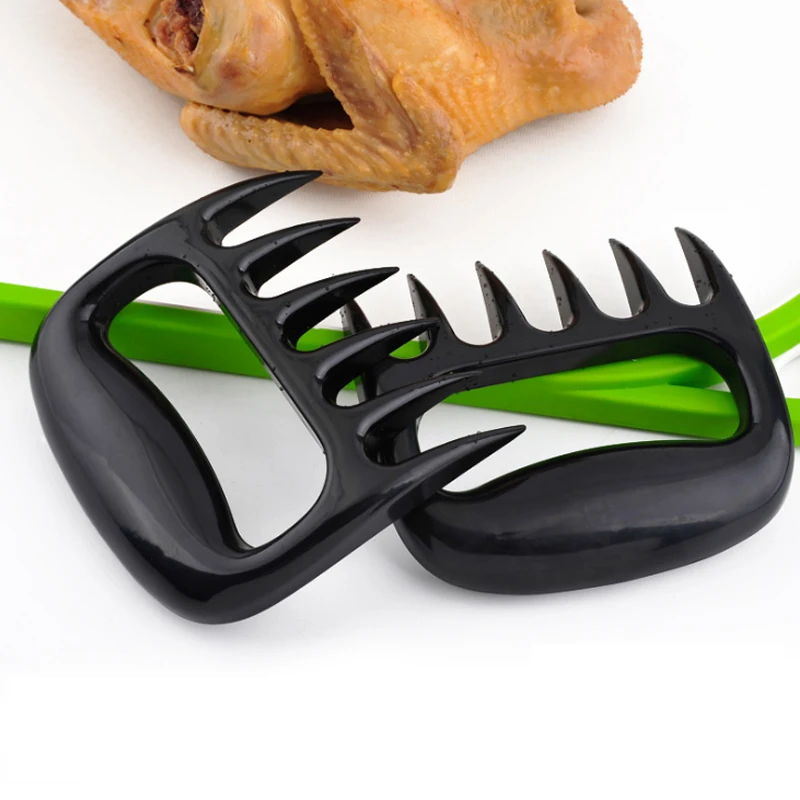 1pcs Maunal Bear Claw Meat Shredder Barbecue Fork Pork Separator Fruit Vegetable Slicer Cutter Kitchen Cooking BBQ Accessories