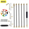 High pressure extension rod spray gun for Kärcher LAVOR Bosch cleaning gun extension rod for roof wall floor house car cleaning 1