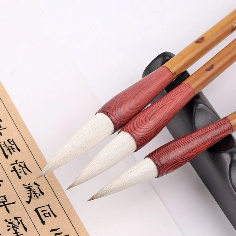 

Oil Watercolor Chinese Calligraphy Brush Goat's hair Oil Painting Scriptures Writing Brush Traditional High-end Art Paint Brush