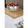 Kitchen Island with Spice Rack, Towel Rack & Drawer, 15.5 x 35.5-44.9 x 35.2 inches 4