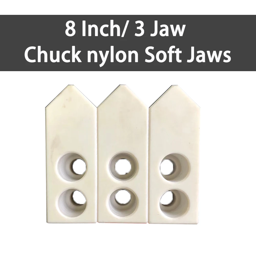 

Hydraulic chuck Nylon material chuck soft jaws for power chuck 8 inch 60/90/120°