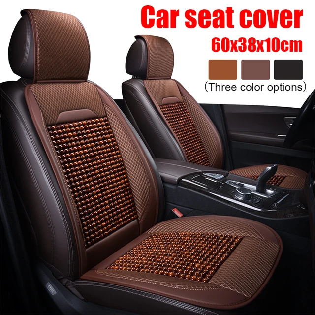 Housse de protection de siège avant de voiture en cuir PU, 3 couleurs,  couvre-siège universel, respirant, antidérapant, avec sac de rangement -  AliExpress