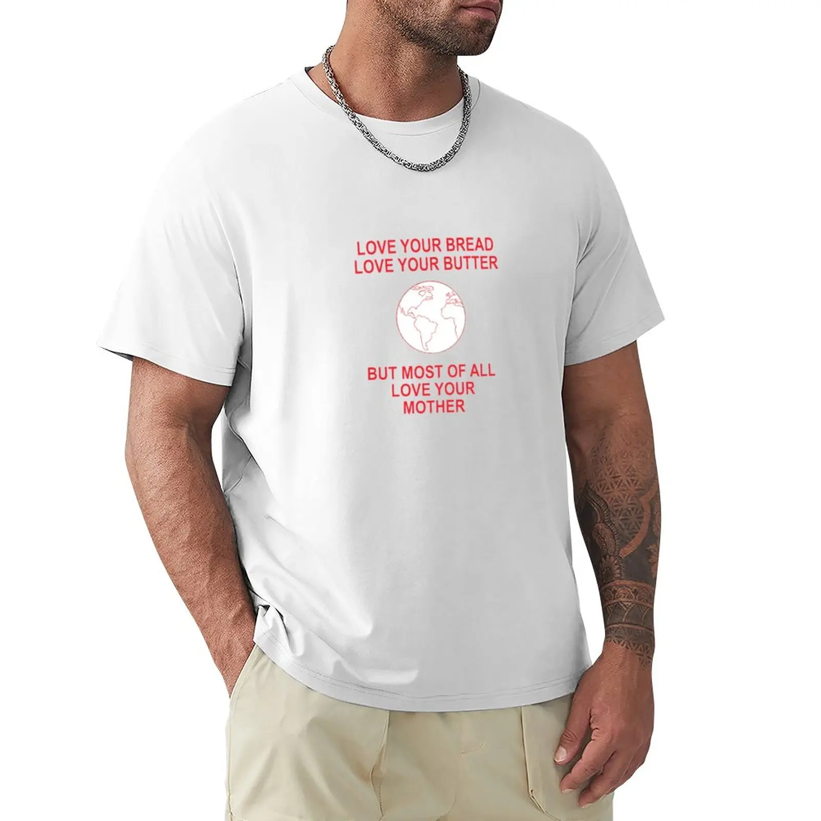 

LOVE YOUR MOTHER T-Shirt anime clothes T-shirt short funny t shirts for men