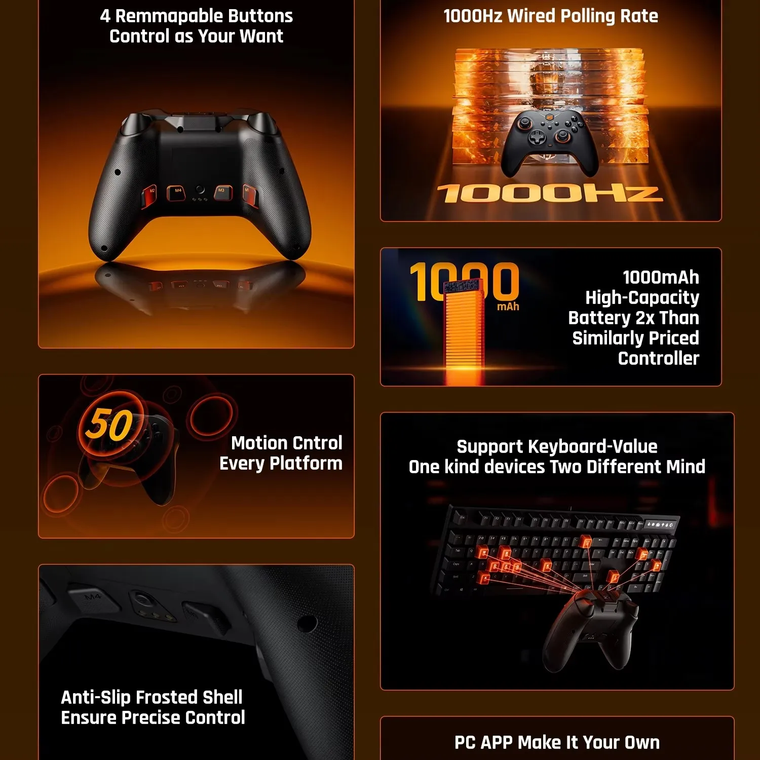 BIGBIG WON Gale Hall ゲームコントローラー　充電台付き BIGBIG WON Gale Hall】充電スタンド付き！PCやSwitch等で使える