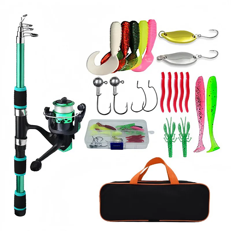 Telescopic Fishing Rod & Reel Kit 1