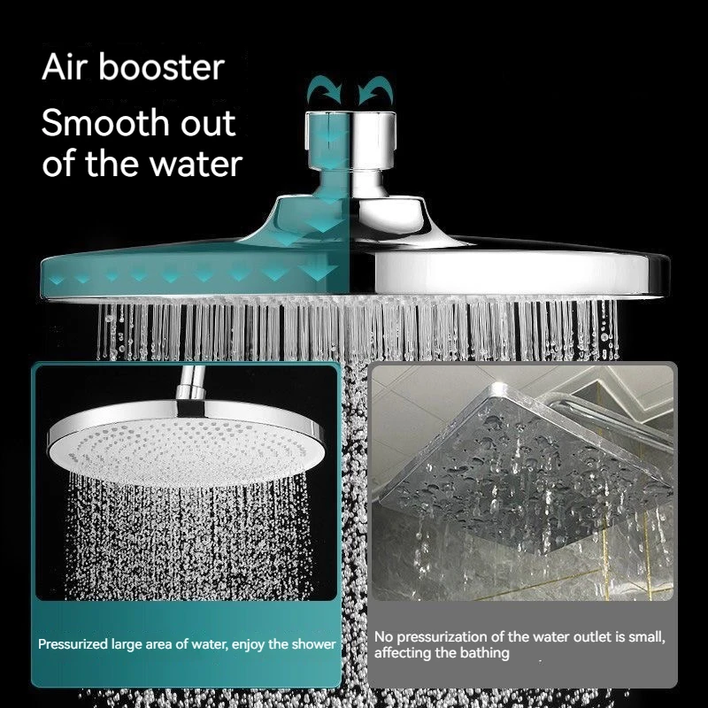Hygienic bath shower rain ceiling rainfall round Showerhead for Kit Bathroom system supplies items products replacement parts 3