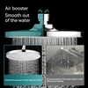 Hygienic bath shower rain ceiling rainfall round Showerhead for Kit Bathroom system supplies items products replacement parts 3