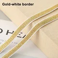Gold-white border