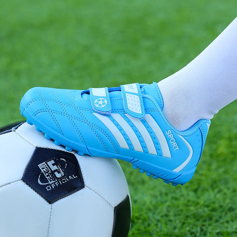 Cheap Turf Football Shoes For Boys Futsal Sneakers Kids Soccer Shoes Free Shipping Non-slip Training Children's Football Boots