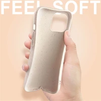 Funda de teléfono de silicona de paja de trigo mate a prueba de golpes para iPhone - Imagen 6