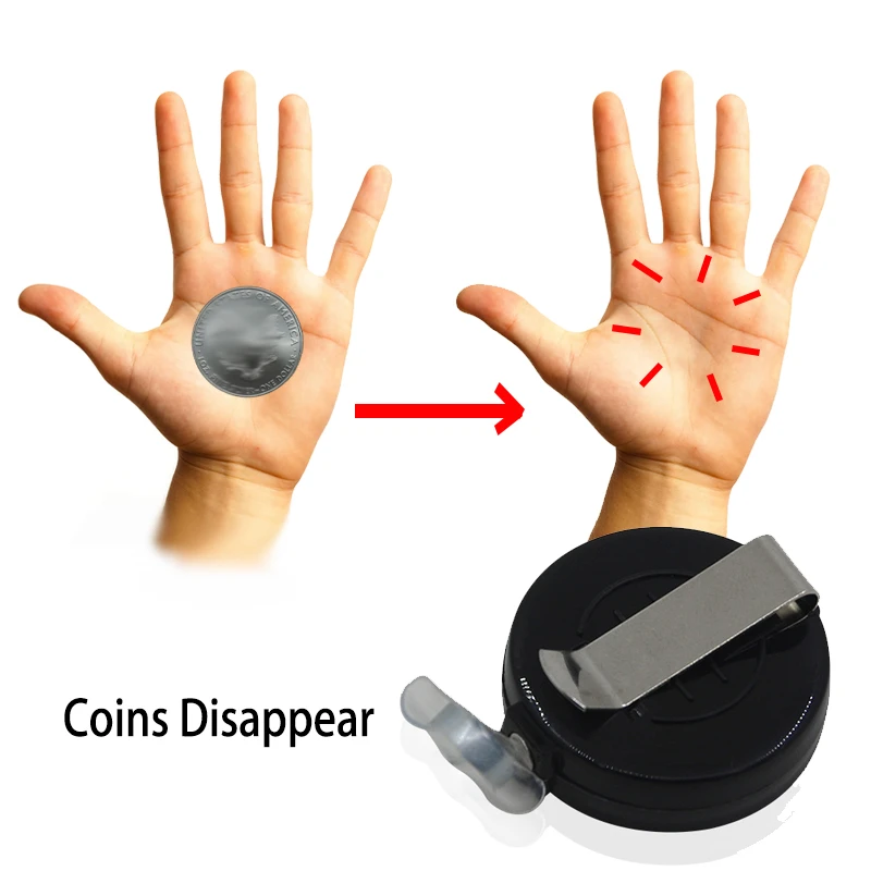 Magic Coins Disappear Muffled Device Tool Silencing Magic Device Money