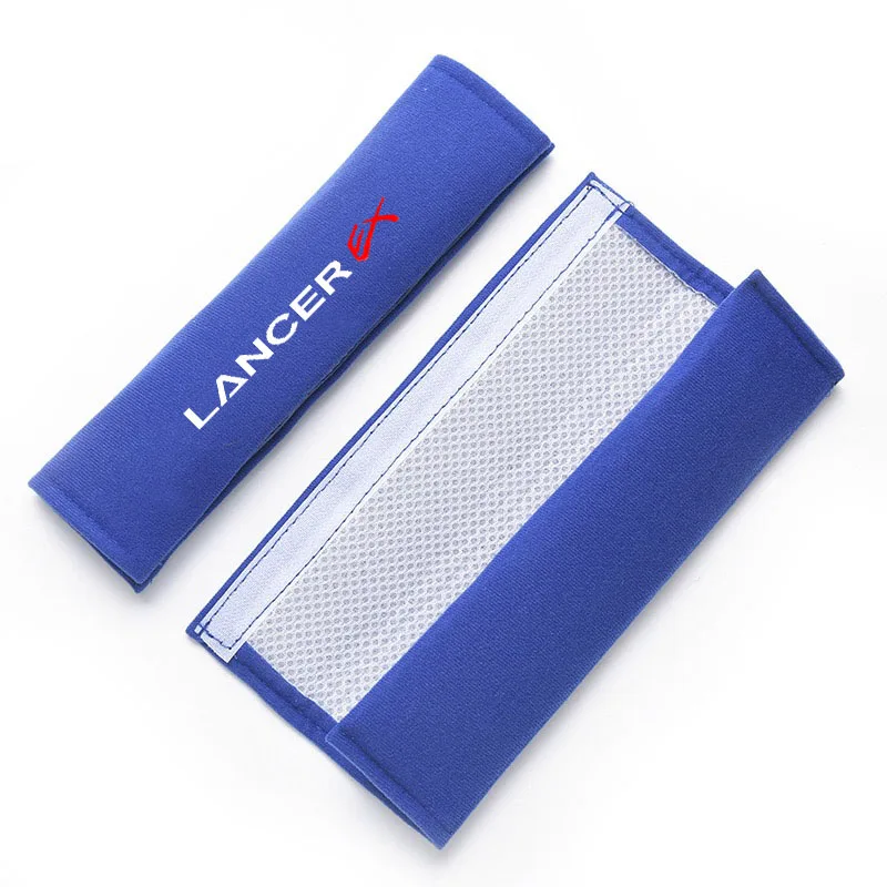 

2Pcs Car Seat Belt Covers Shoulder Protector for LANCER EX 9 10 Car Accessories