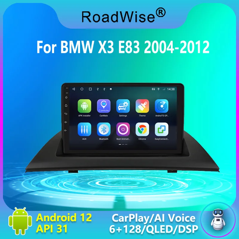 2-din-Android-Car-Radio-Multimedia-Carplay-For-BMW-X3-E83-2004-2006 ...
