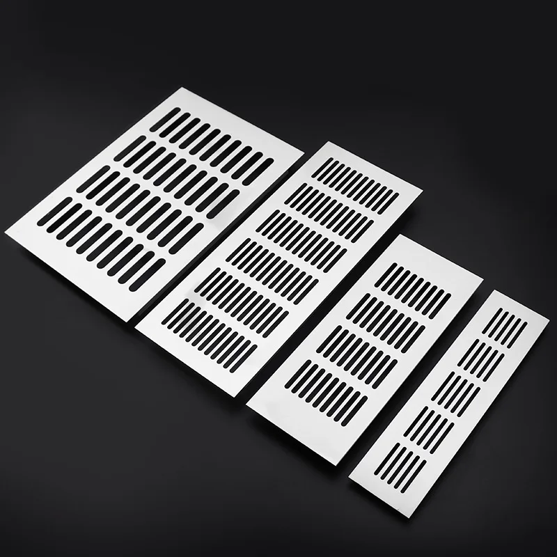 Ventilation Grills Aluminum Alloy Breathable Mesh Cabinet Air Vent Cover Shoe Cabinet Ventilation Exhaust Cooling Grid air vent grille ventilation grille air vent cover