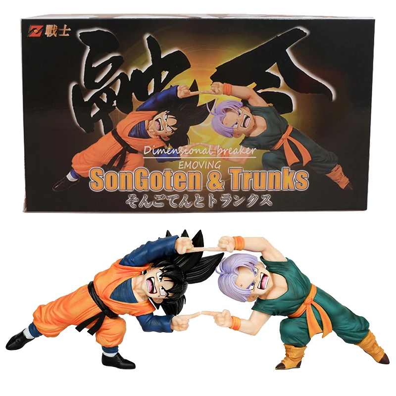 

11cm Dragon Ball Z Gotenks Trunks Combined Body Anime Action Figures PVC Statue Collection Model Toys Children Birthday Gifts