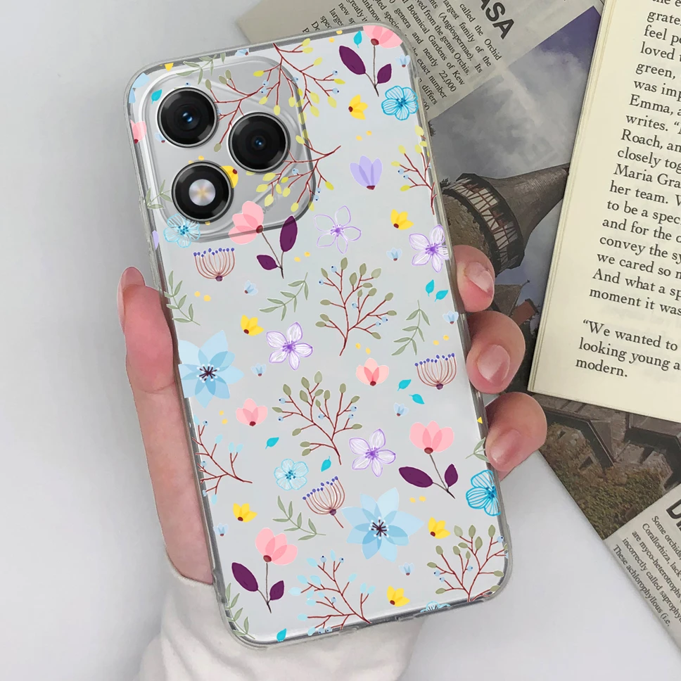 Transparent Butterfly Soft Silicone Protective Phone Case - Anti-Drop Cover