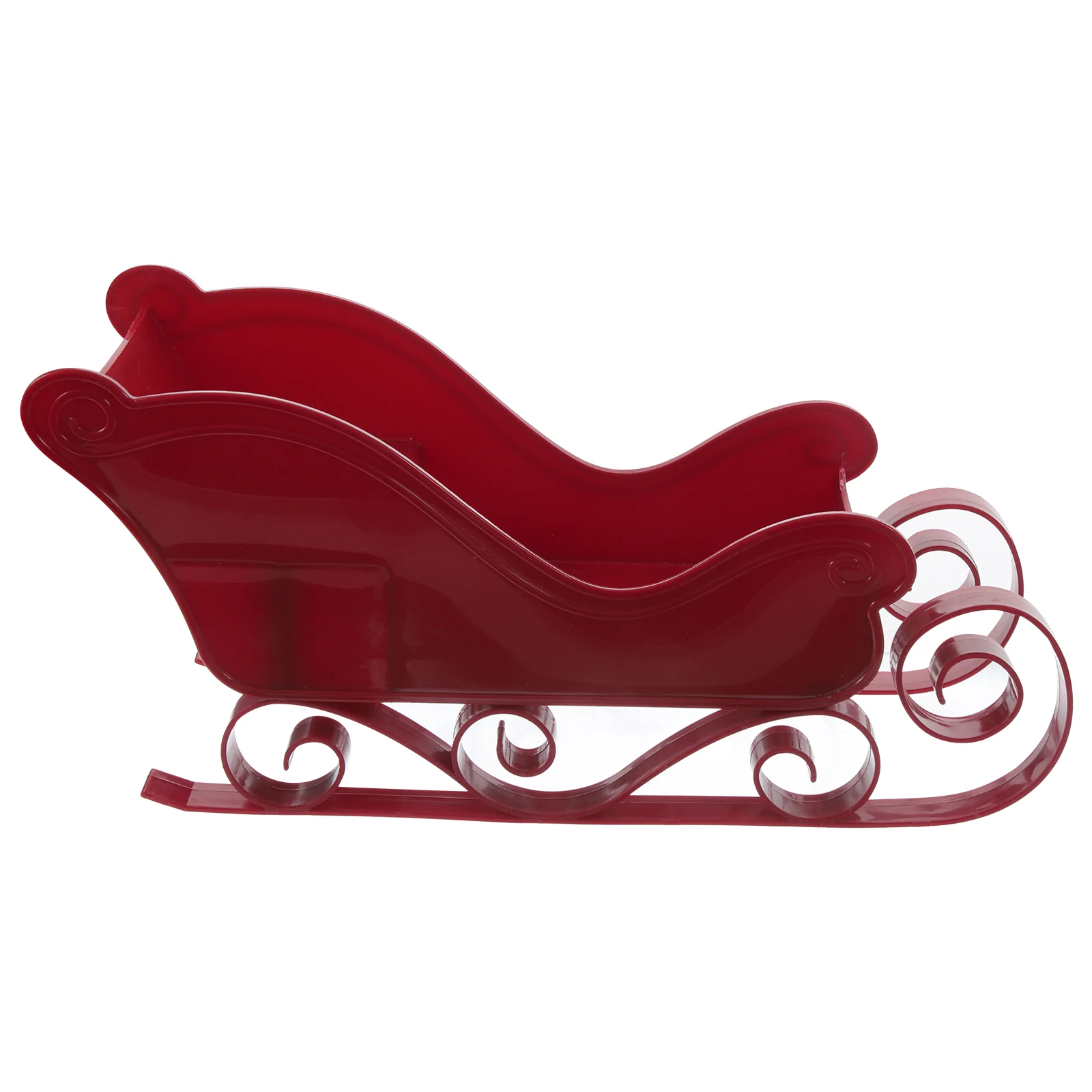 

Exquisite Sled Adornment Plastic Christmas Sleigh Pendant Christmas Tree Ornaments Home Decorations Home Christmas Decor Props