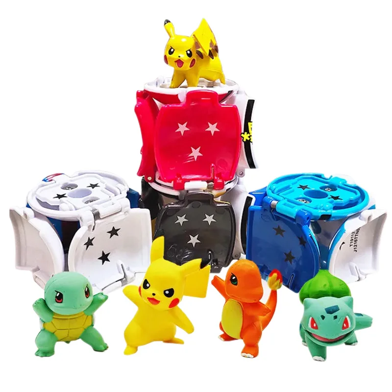 Pokemon Figur Ball Elf Haustier Anime Action Puppe Pikachu Charizard Mewtwo Bulbasaur Squirtle Mew Pokeball Monster gehen Spielzeug Kind Geschenk – Detail 2