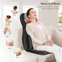 Neck and Back   with Heat, Full Body Massage Chair Pad with Compression, Shiatsu Kneading Seat Portable, Seat Mas 2