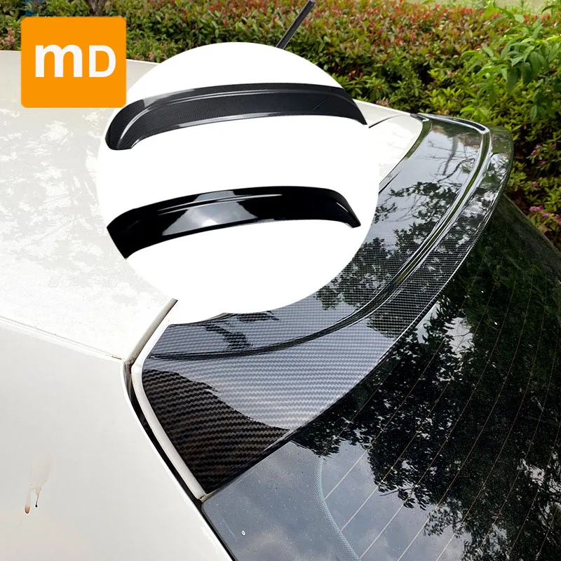 Spoiler Nero Lucido Ala Per Volkswagen Polo Mk5 6R 6C 2009-2017 Polo Gti Coda Ala Body Kit Guard Spoiler Accessori Auto