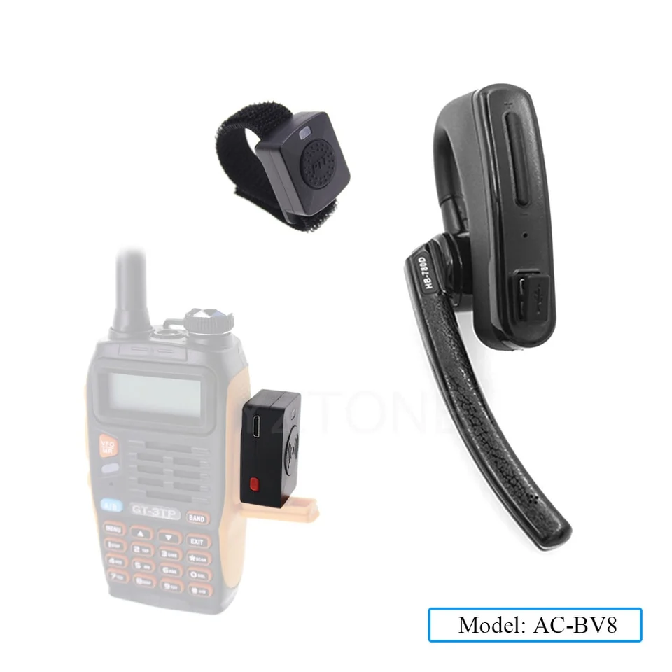 Wireless Bluetooth Earpiece for Walkie Talkies