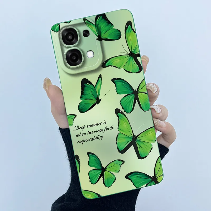 Floral Oil Painting Silicone Shockproof Phone Case - Fashion Simplicity Design