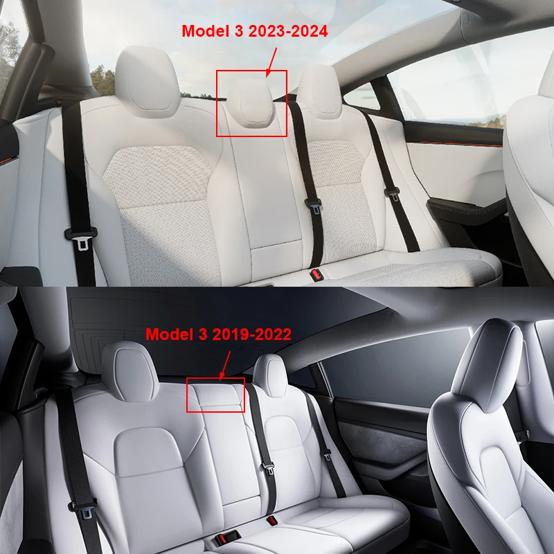 For Tesla Model 3 Y Custom Fit Car Seat Cover Accessories For Tesla 360 Degree Full Covered Perforated Artificial Leather