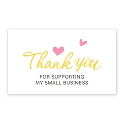 Set of 10 - 30 White Thank You Greeting Cards with Beyond Grateful Message for Small Business Appreciation Gifts (QY1130)