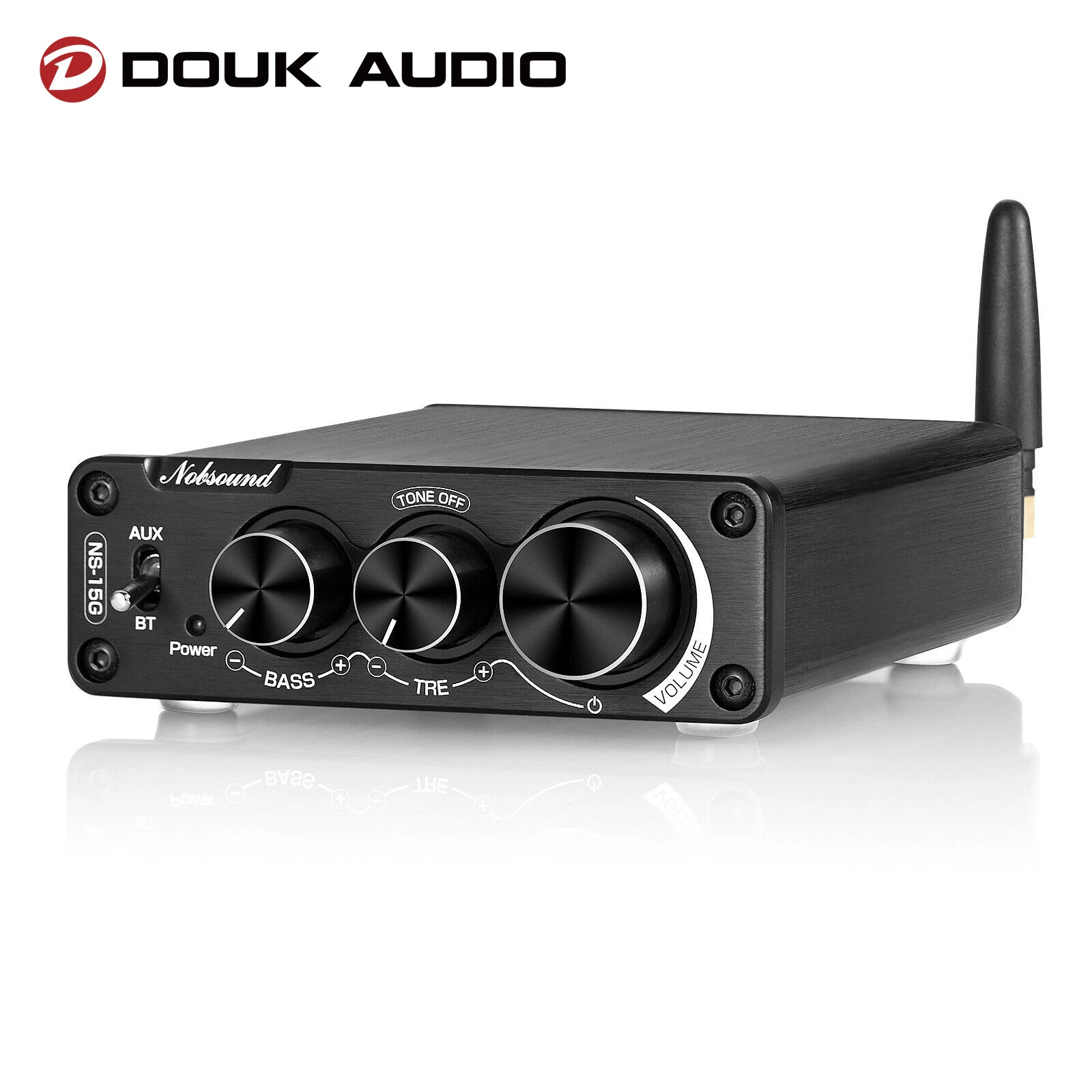 5 channel amplifier Douk Audio Mini TPA3116 Digital Audio Amplifier HiFi Bluetooth 5.0 Class D Stereo Power Amp 100W*2 For Speaker multi zone amplifier