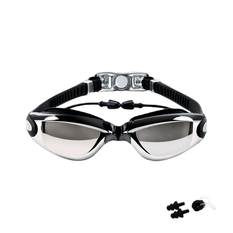 Women Men Swimming Goggles Anti-Fog UV HD Natacion Hombre Silicone Adjustable Diving Glasses Swimming Pool Eyewear swimming goggles