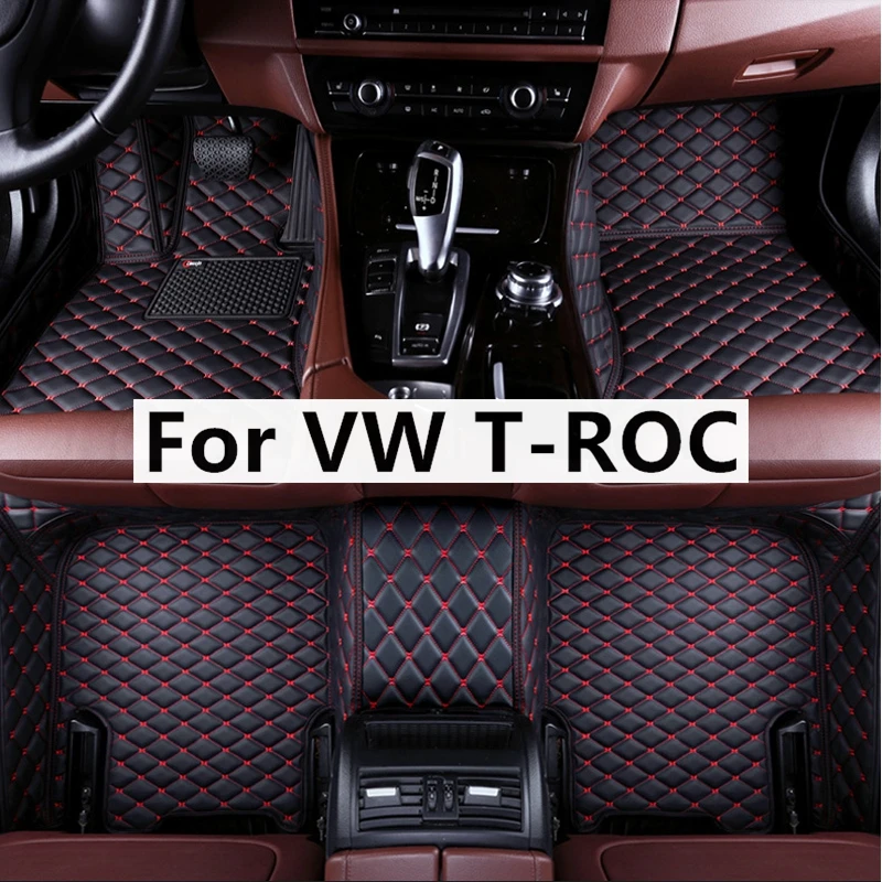 

Подходящие цвета автомобильные коврики под заказ для VW TROC T-ROC, автомобильные коврики, аксессуары для ног