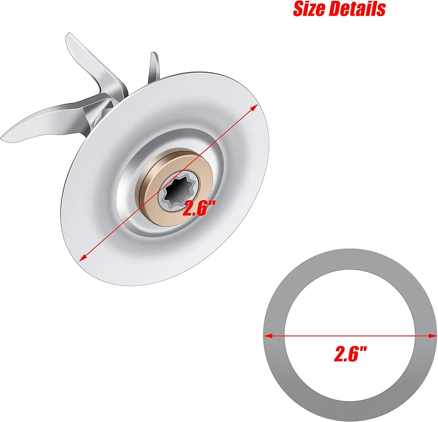 Blades for Oster 6 Leaf Juicer Mixers Knife Blender Blade blender juicer parts