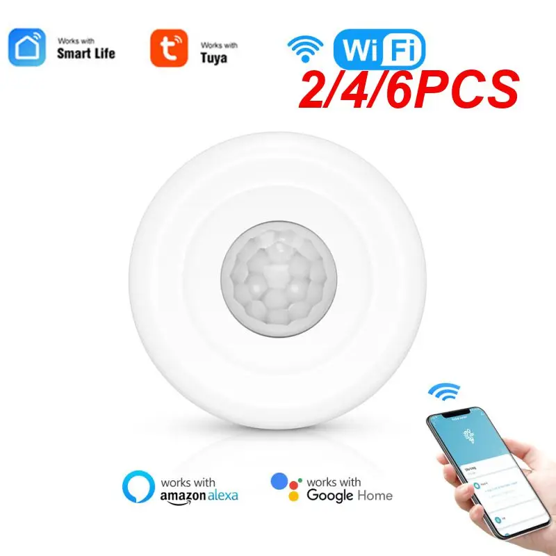 

2/4/6 шт., датчик движения тела Tuya Smart Life App WIFI/3,0