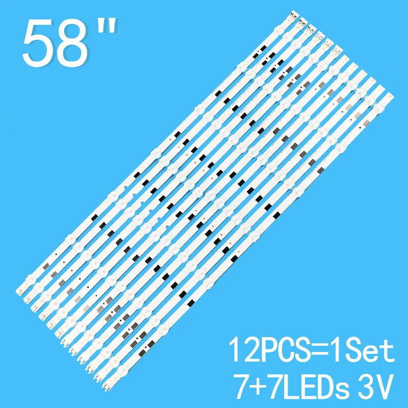 

For Samsung 58" LCD TV 2014SVS58-MEGA-3228-R-7LED-REV1.2 UA58H5203 UE58H5205 UE58J5000 UN58J5190AF UE58H5205AK HG58AD570T