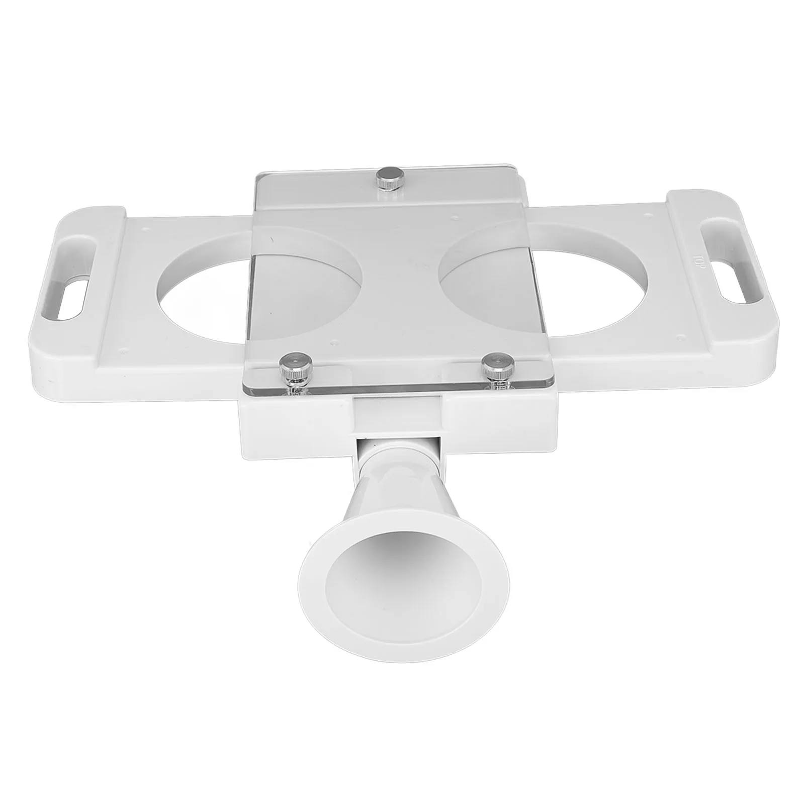 Hamburger Press Patty Maker 2 Holes Hamburger Pressing Mould Non Stick Practical Kitchen Gadgets for Sausage Filler Meat Grinder