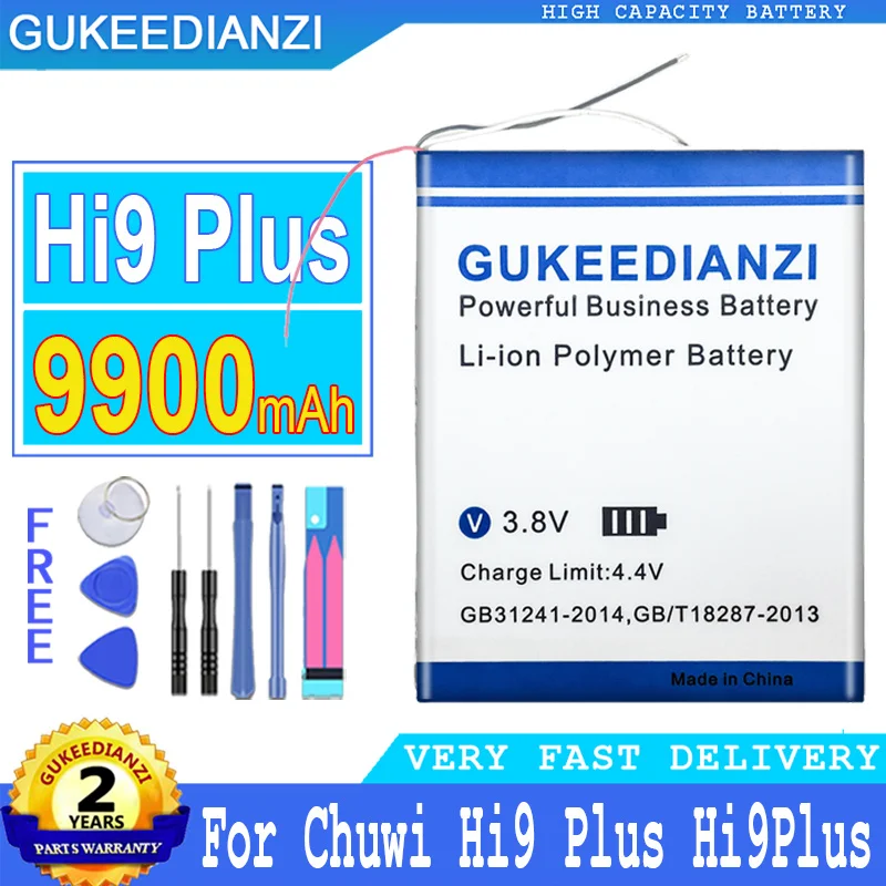 

9900mAh Replacement High Capacity Mobile Phone Battery For Chuwi Hi9Plus Hi9 Plus Tablet PC 3-wire Smartphon Batteries