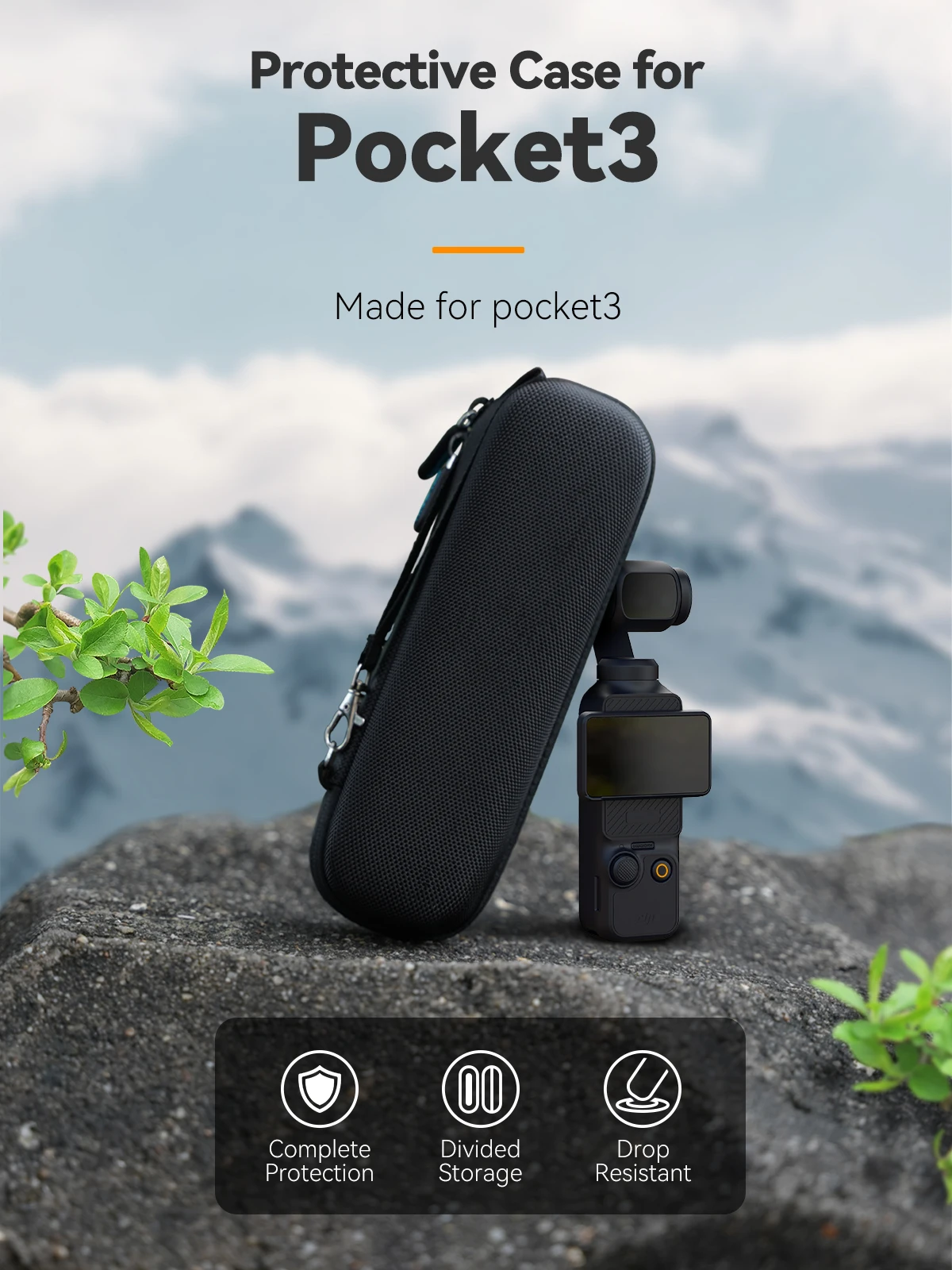 Mini Protective Bag For Pocket 3 Carrying Bag Waterproof Storage Box For Pocke