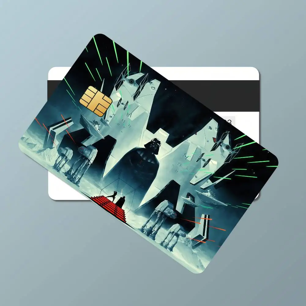 Custom Movie-Themed Waterproof Card Stickers - Set of 4