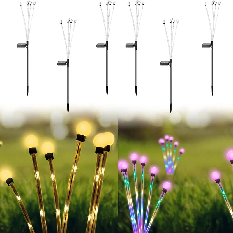

Solar Led Light for Outdoor Garden Lights LED Solar Light Garden Decoration Landscape Lights Firefly Garden Lamp Courtyard Decor