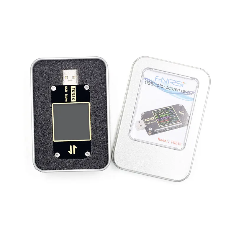 FNB38 Current And Voltage Meter USB Tester QC4+ PD3.0 2.0 PPS Fast Charging Protocol Capacity Test