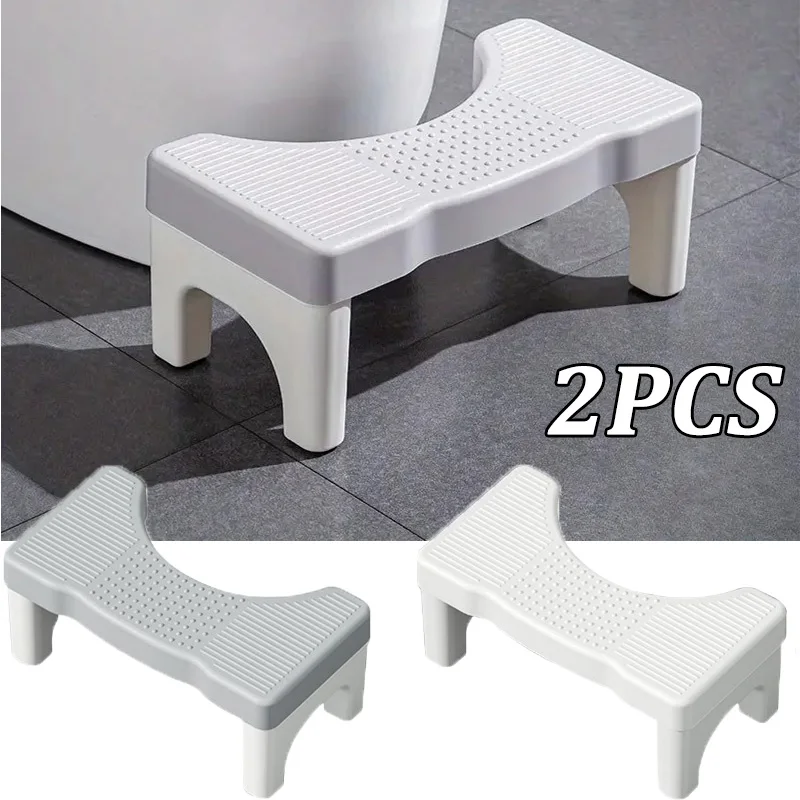 New Bathroom Squatty Potty Toilet Stool for Children Pregnant Woman Seat Elderly Toilet Foot Stand Stool Bathroom Accessories