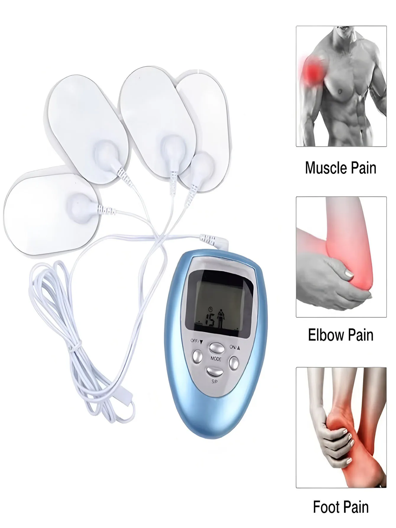 Electronic Pulse Massager for Physiotherapy and Relaxation
